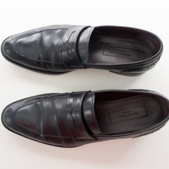 Ermenegildo Zegna Men\'s Loafers Black 8 Leather main image 5